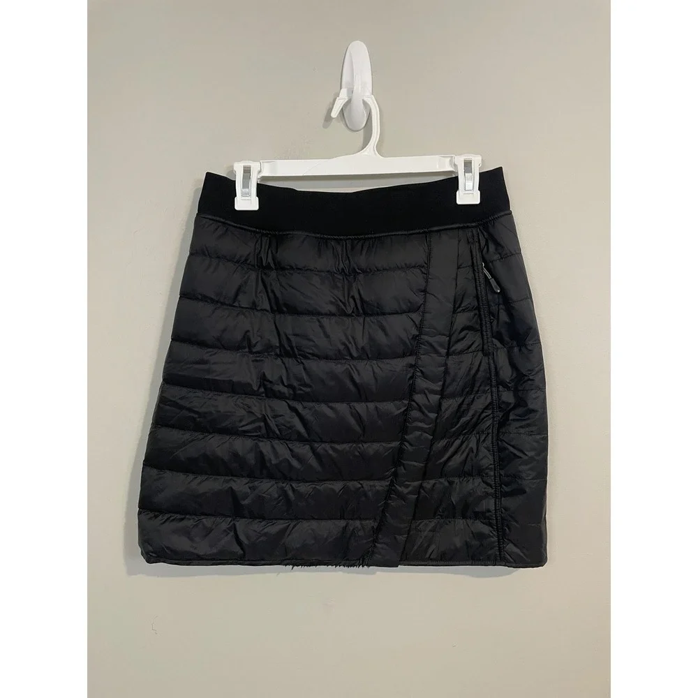 Aventure Women's Fleece Lined Quilted Down Skirt in‎ Black Size Small